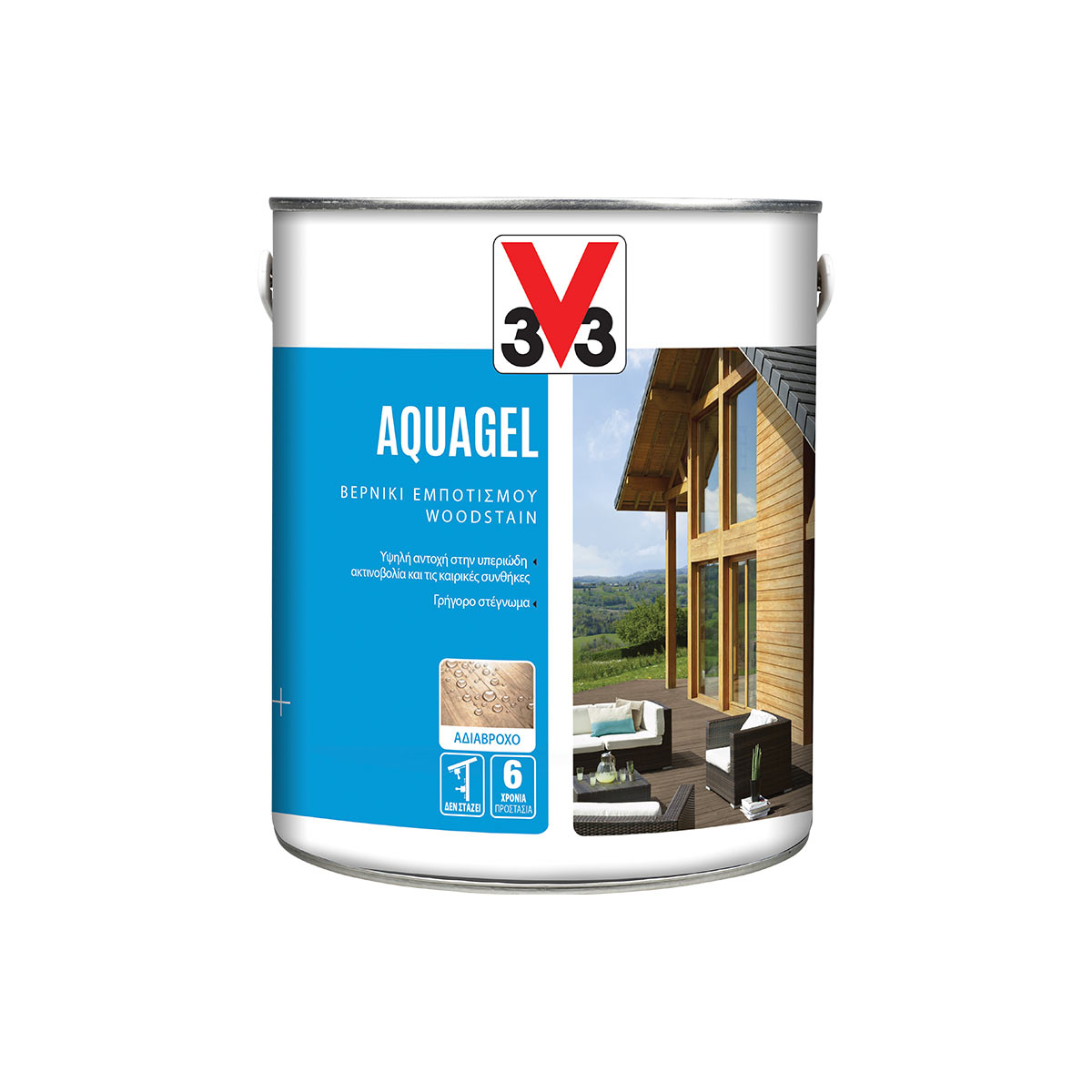 V33 AQUAGEL WOODSTAIN