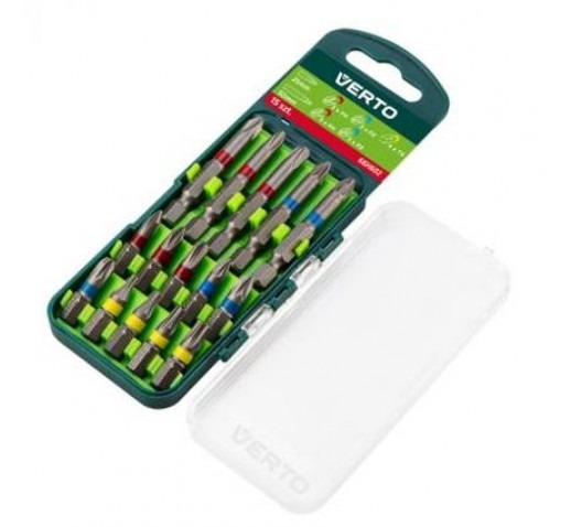 VERTO 15PCS BITS SET 25&50mm