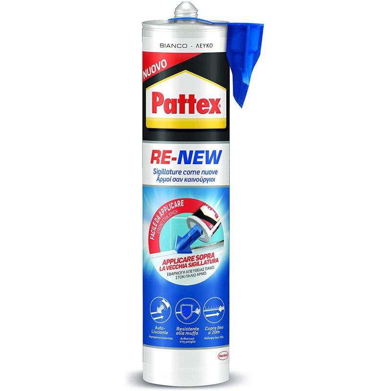 PATTEX RE-NEW SILICONE SEALANT WHITE 280ML